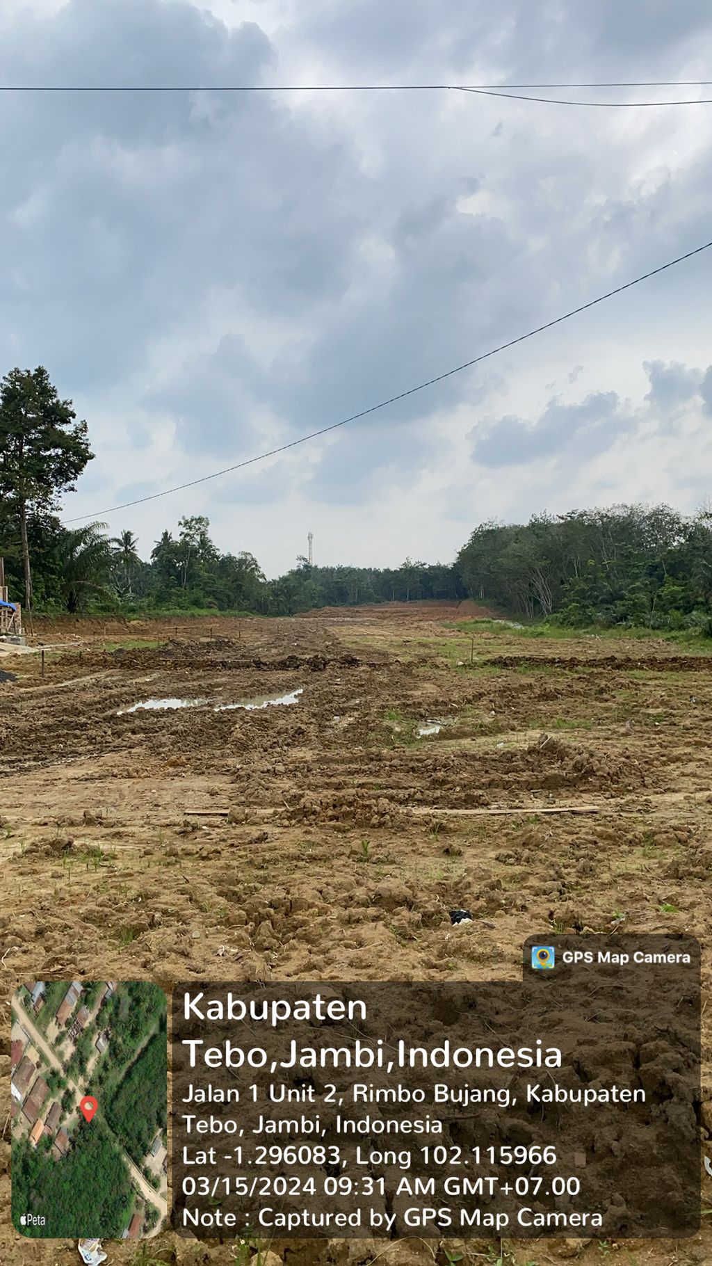 foto posisi tengah perumahan BUMARA RIMBO REGENCY