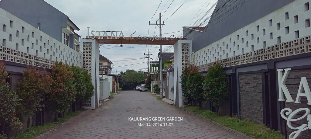 foto gerbang perumahan KALIURANG GREEN GARDEN 3