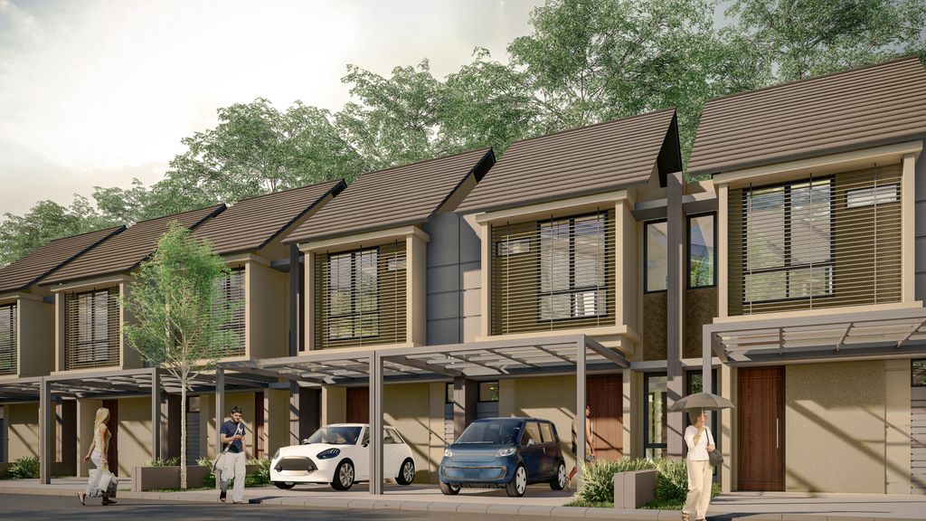 foto denah rumah tipe Hoya 2023 perumahan Grand Tamansari Residence 1