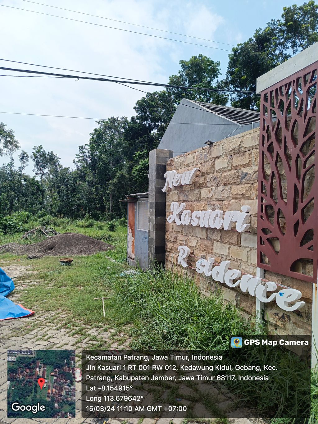 foto gerbang perumahan New Kasuari Residence