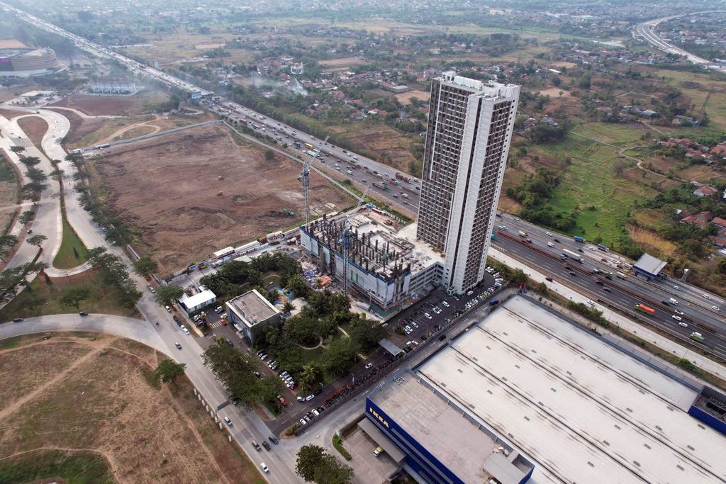 foto tampak rumah tipe Studio perumahan Apartemen Skyhouse Alam Sutera