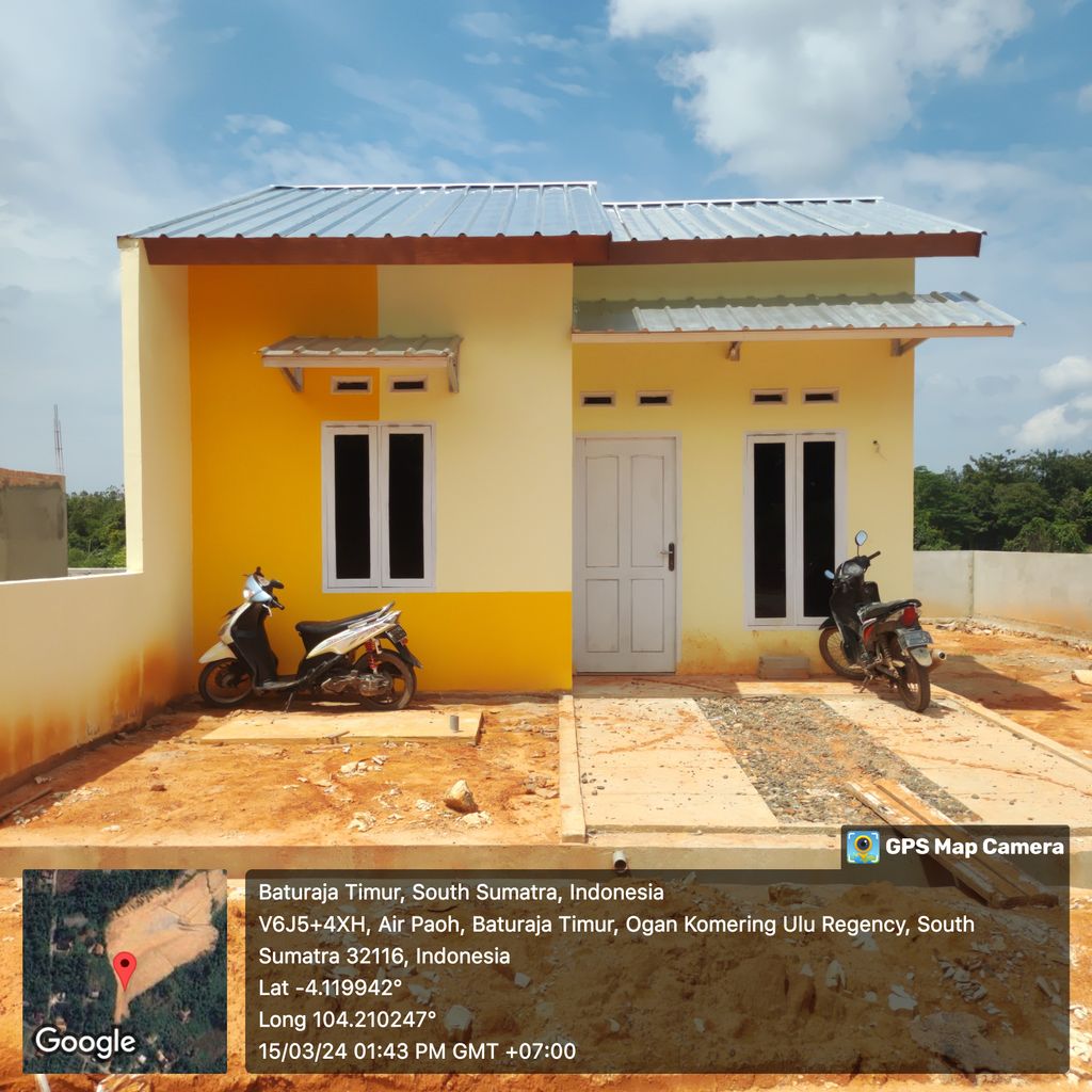 foto tampak rumah tipe AMANDA GRAND CITY, RST 36 perumahan Amanda Grand City