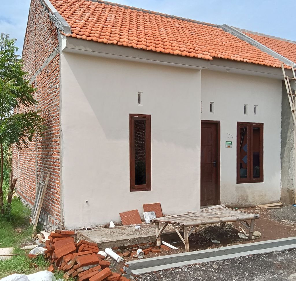 foto tampak rumah tipe 36 perumahan Green Madani 3