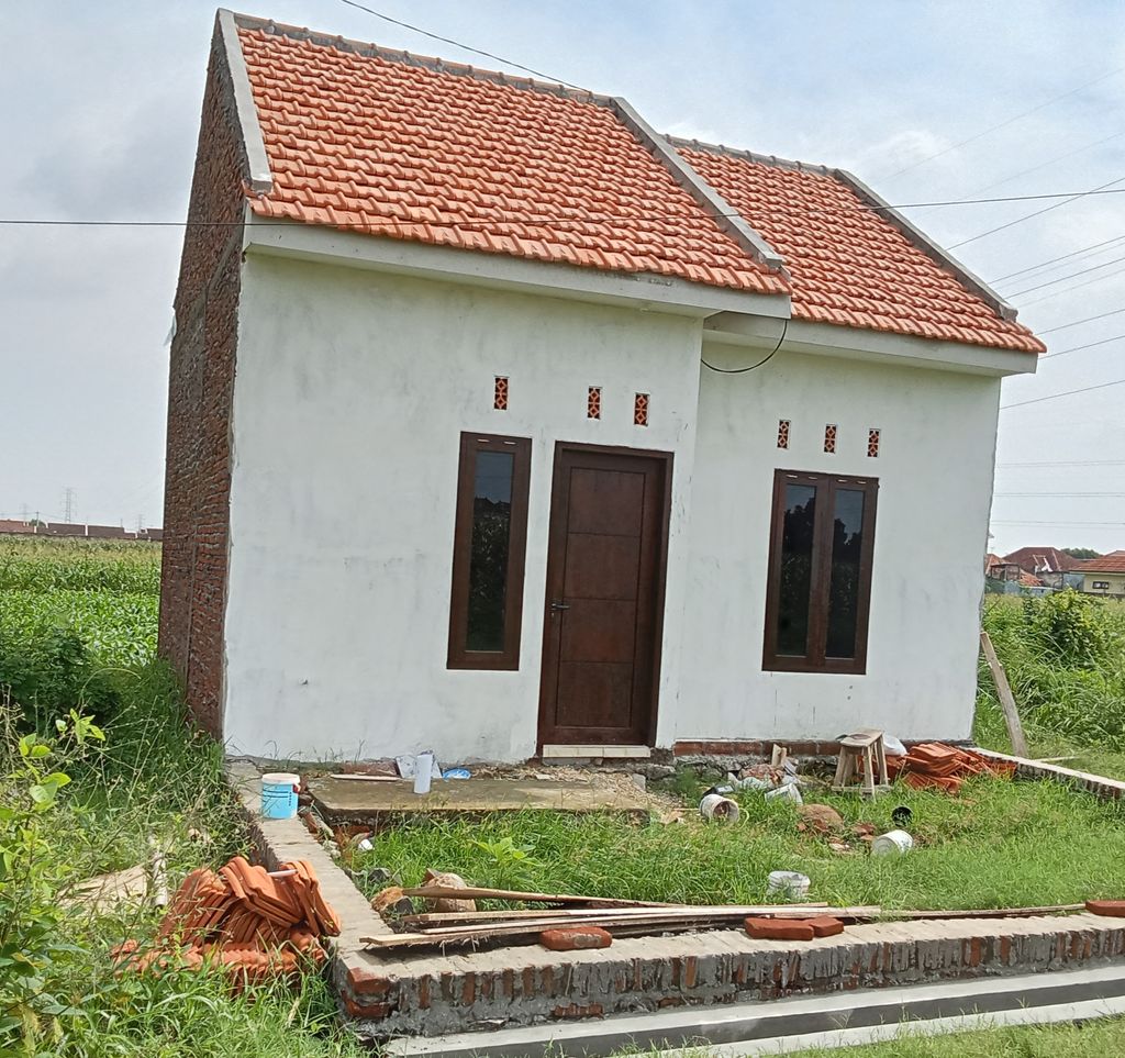 foto tampak rumah tipe 36 perumahan Green Madani 3