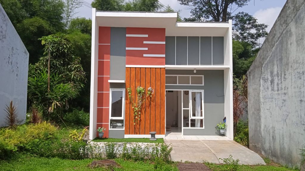 foto tampak rumah tipe 30/126 perumahan SENOPATI ESTATE BANJARSARI