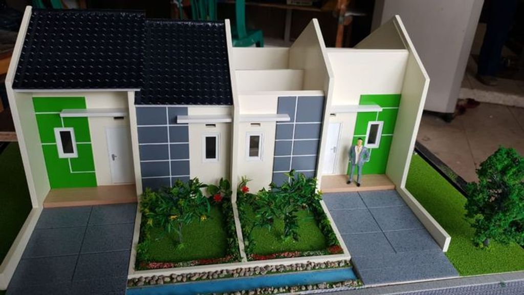 foto tampak rumah tipe 36/72 perumahan KAYU AMBON RESIDENCE
