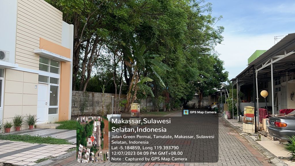 foto posisi tengah perumahan THE GREEN