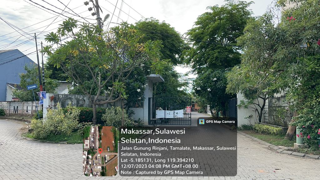 foto gerbang perumahan THE GREEN