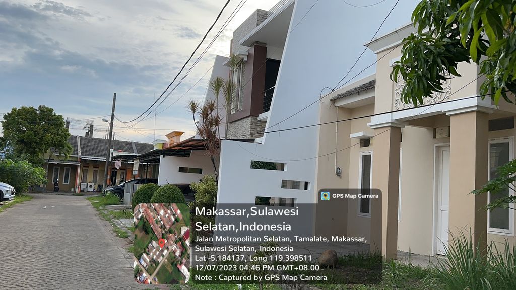 foto posisi tengah perumahan TAMAN METROPOLITAN