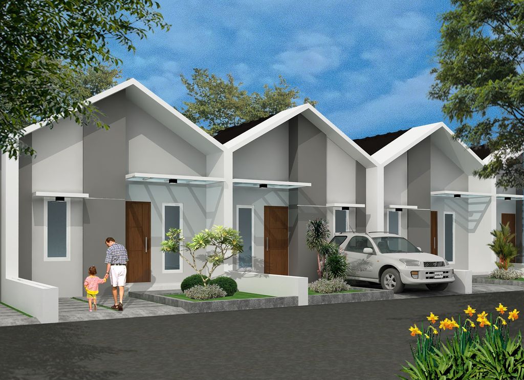 foto tampak rumah tipe 30/60 perumahan ARAFAH SERANG