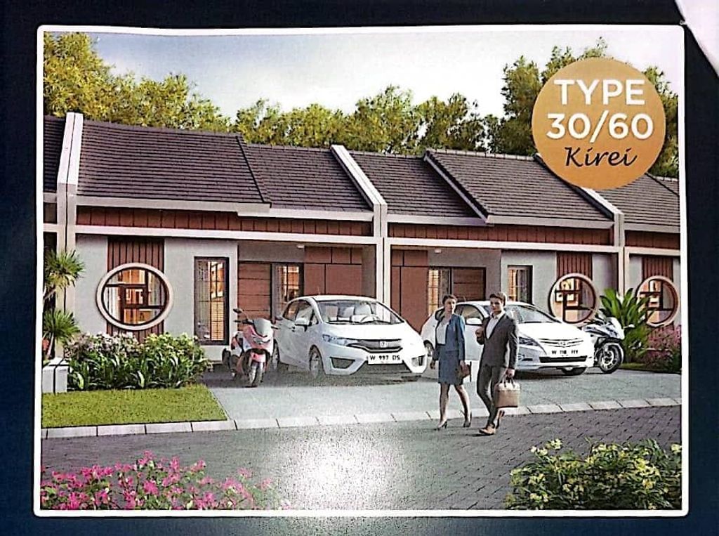 foto tampak rumah tipe 30/60 perumahan LAWANG PARK RESIDENCE 2