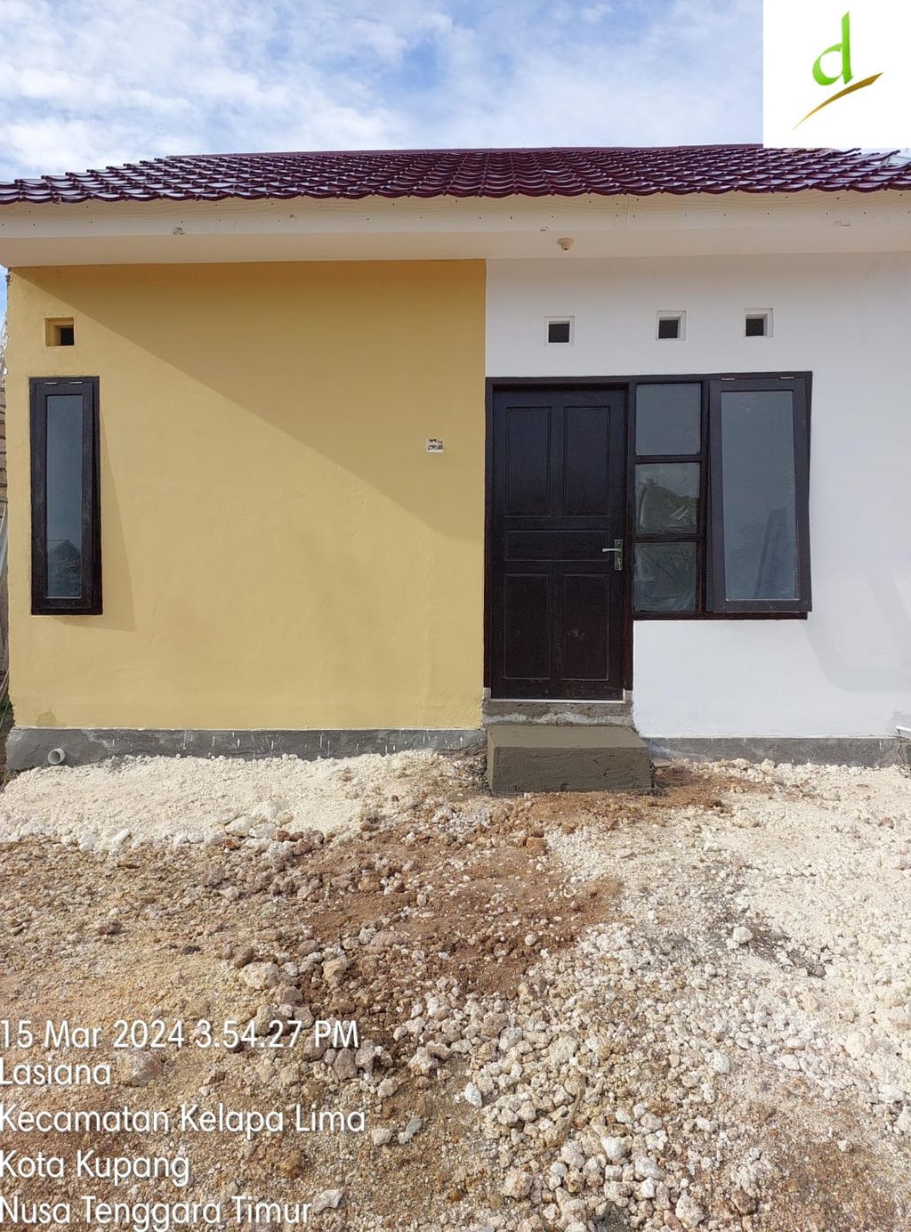 foto tampak rumah tipe 31 perumahan PURI LASIANA INDAH 2
