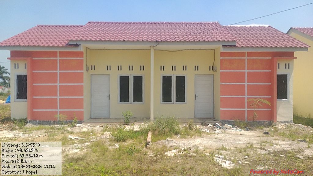 foto contoh rumah perumahan Griya Mutiara 3 Tahap III