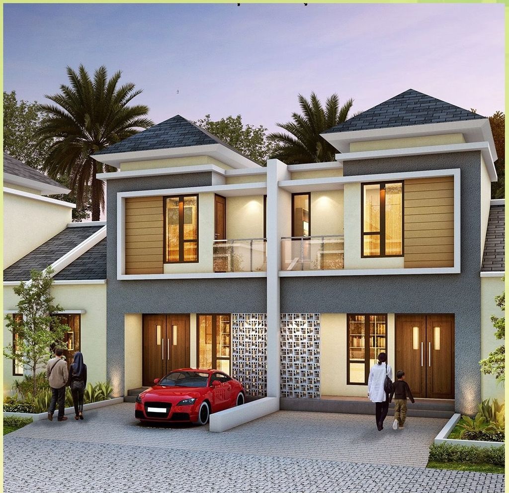 foto tampak rumah tipe 57  EG perumahan Emerald Garden