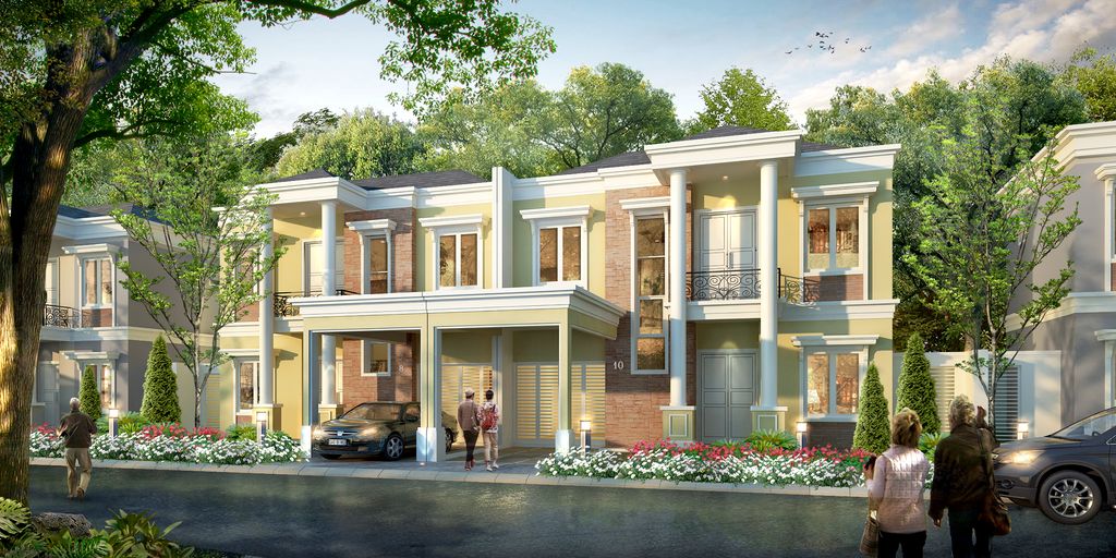 foto tampak rumah tipe 172/462 (2024) perumahan Sentul Alaya