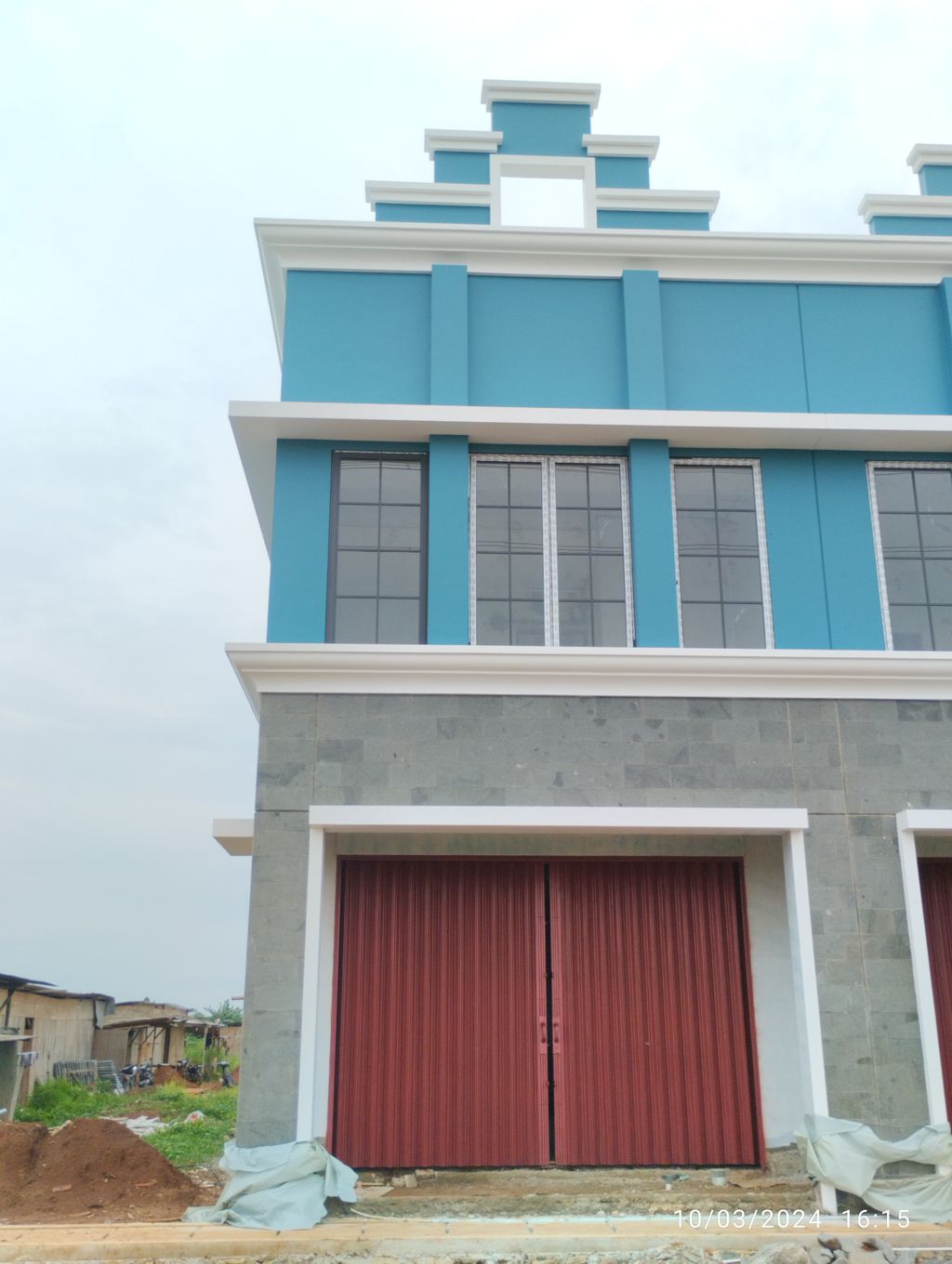 foto tampak rumah tipe RUKO RTD perumahan BRITANIA