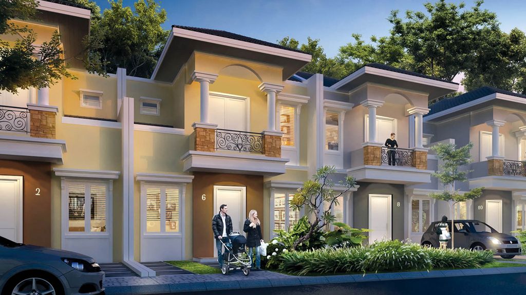 foto tampak rumah tipe 120/126 (2024) perumahan Sentul Alaya