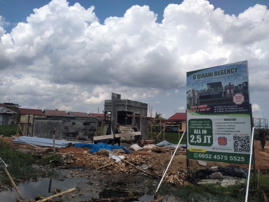 foto gerbang perumahan D'QIRANI REGENCY
