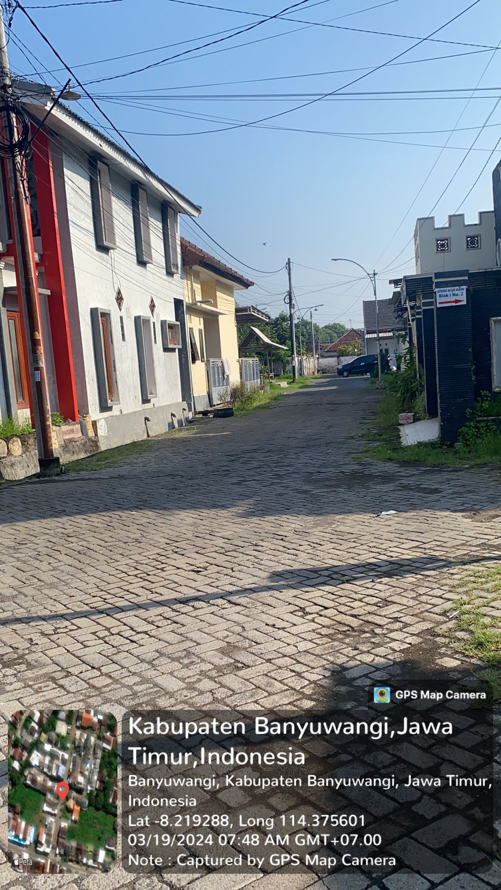 foto posisi tengah perumahan Karangrejo Residence