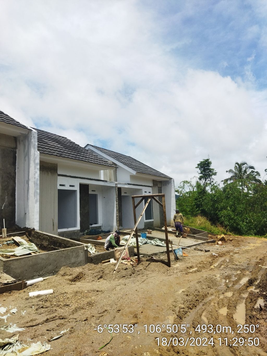 foto posisi tengah perumahan Bumi Arsakha Permai