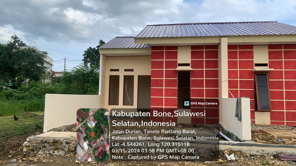 foto tampak rumah tipe 36 perumahan GRAHA REZKITA 2