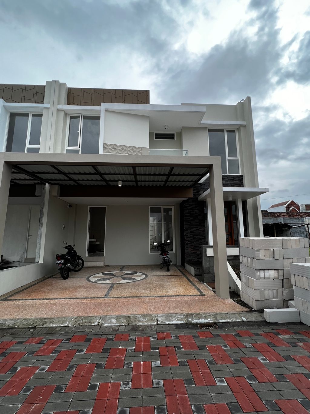 foto tampak rumah tipe Avila perumahan Vasana Residence