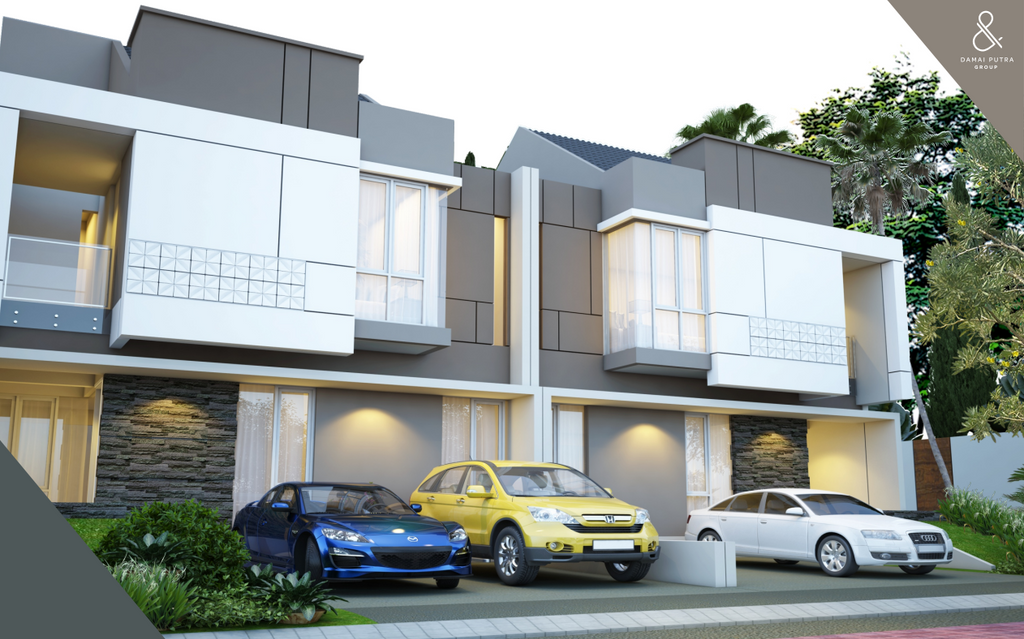 foto tampak rumah tipe Sierra perumahan Vasana Residence