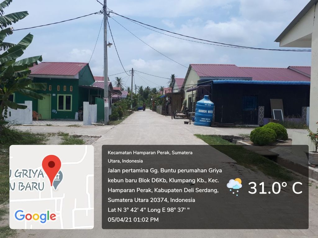 foto posisi tengah perumahan Griya kebun baru I