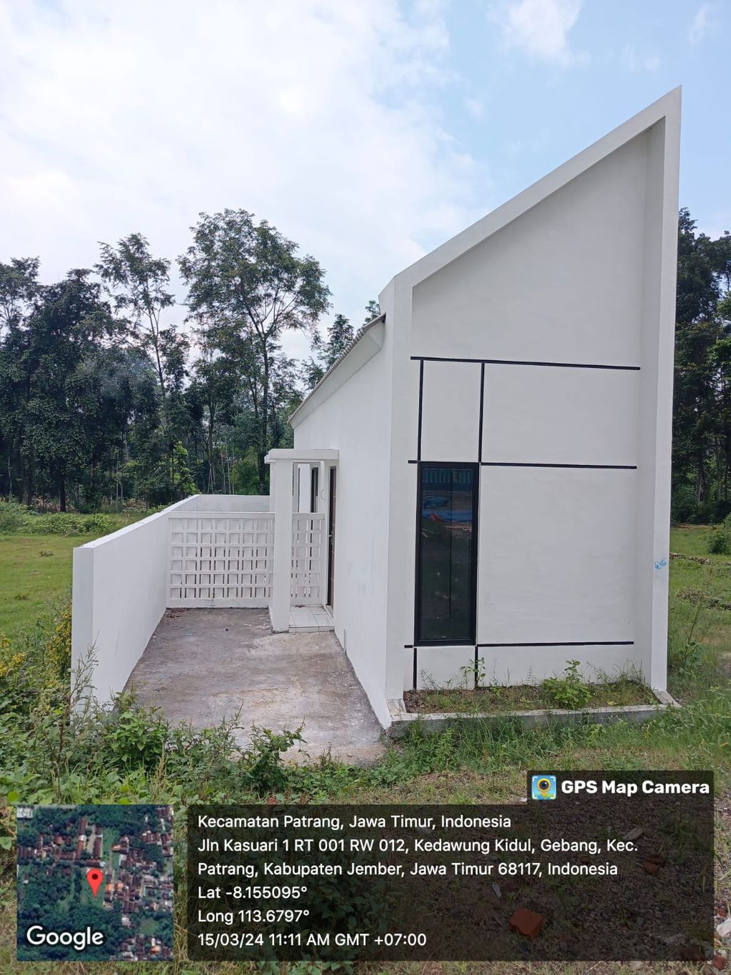 foto tampak rumah tipe 30 perumahan New Kasuari Residence