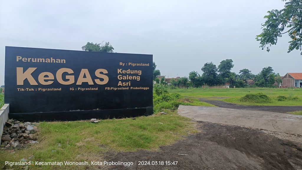 foto gerbang perumahan Perumahan Kedung Galeng Asri (KeGAS)