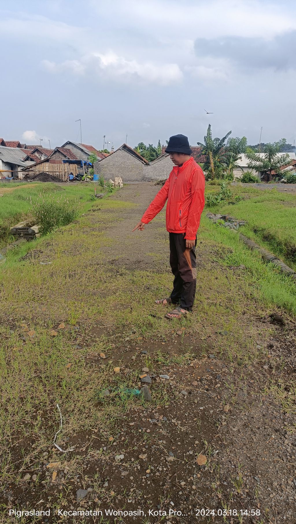 foto posisi tengah perumahan Perumahan Kedung Galeng Asri (KeGAS)