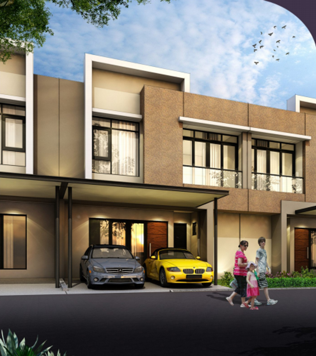 foto tampak rumah tipe ALABAMA PEACH BADAN perumahan RUMAH MILENIAL