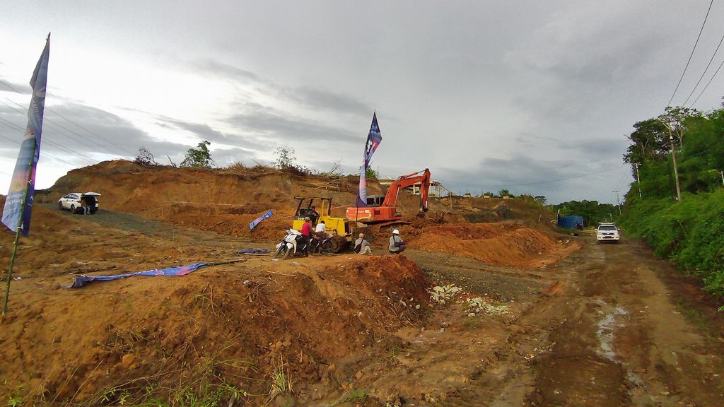 foto gerbang perumahan THE SAGOE