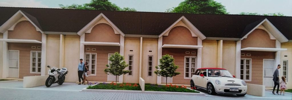 foto tampak rumah tipe 36/78 perumahan BERLIAN MODERN RESIDENCE WONOMULYO