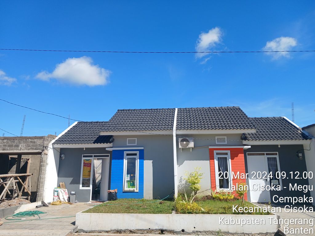 foto contoh rumah perumahan PURI HARMONI CISOKA 2