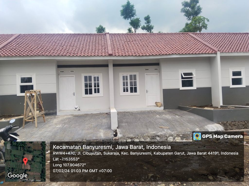 foto tampak rumah tipe 36/60 perumahan PRAKARSA PERDANA RESIDENCE