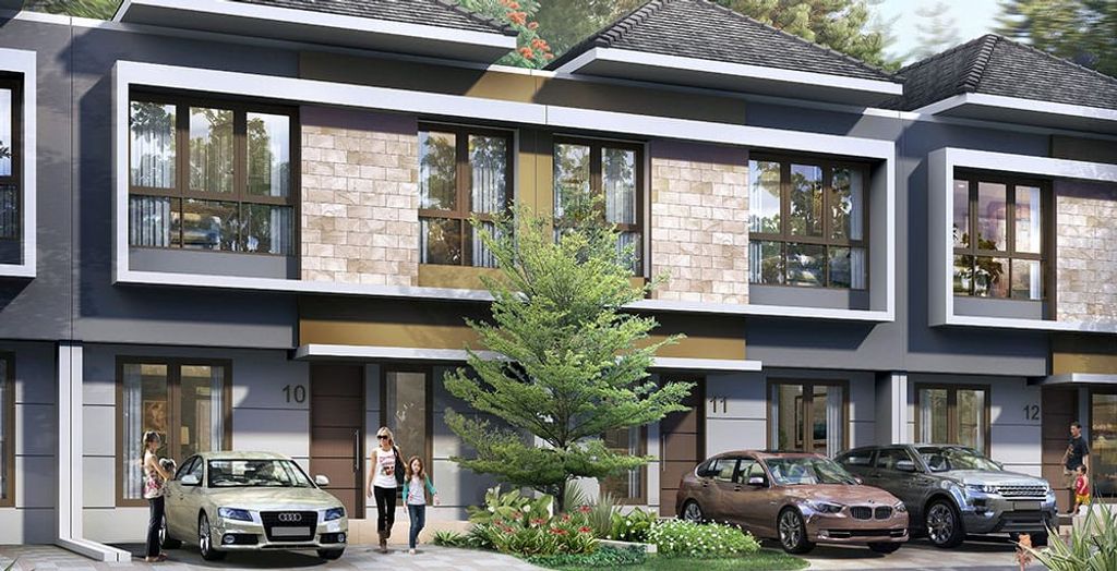 foto tampak rumah tipe DAISY perumahan GRAHA RAYA FORTUNE ESSENCE