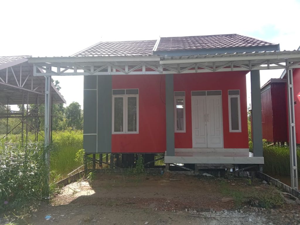 foto tampak rumah tipe 36/150 (177 JUTA) perumahan Aufa Sejahtera