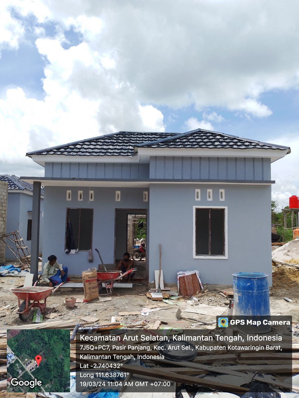 foto tampak rumah tipe 36 perumahan Astana Residence V2