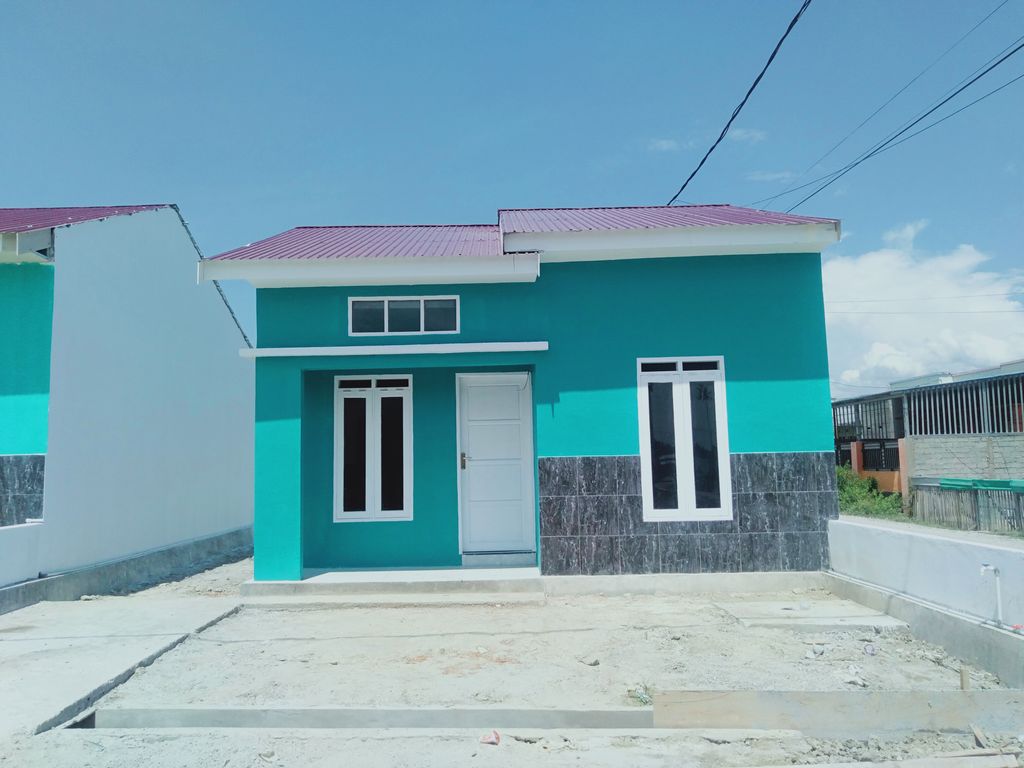 foto tampak rumah tipe 36 perumahan GREEN ANDARA 2