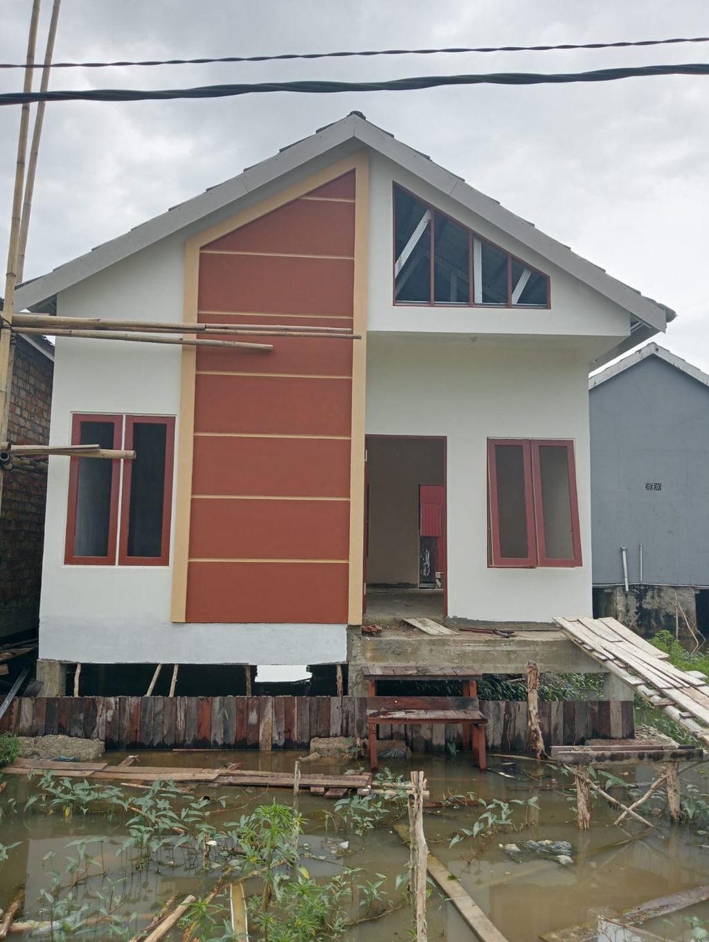 foto tampak rumah tipe tahap 2 perumahan Margasana Land