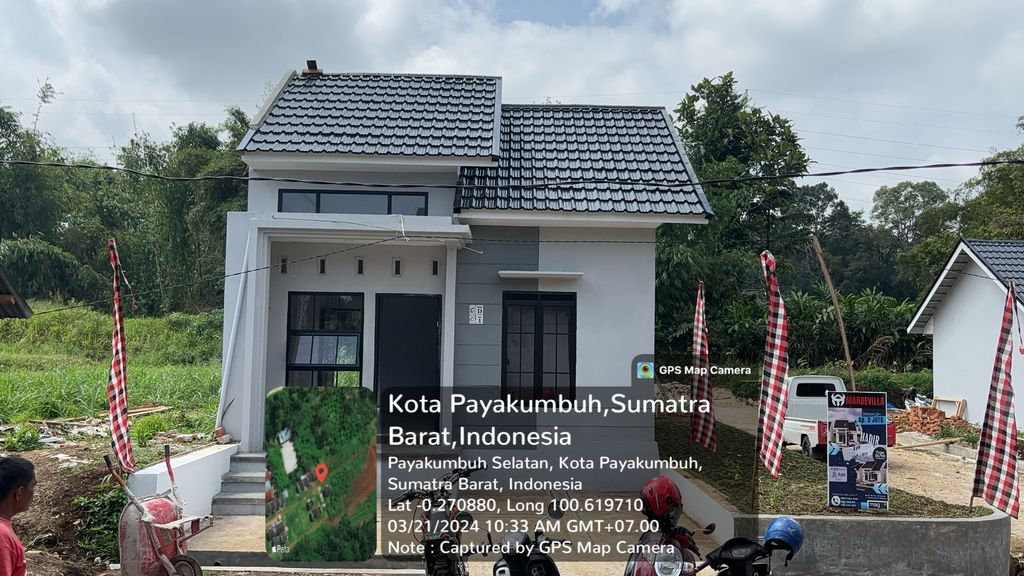 foto posisi tengah perumahan DELTA EMPORIO LIMBUKAN