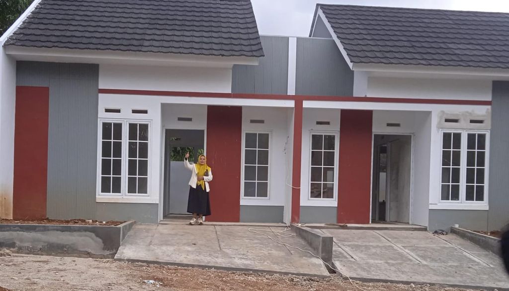 foto tampak rumah tipe 30/60 perumahan Bumi Arsakha Permai