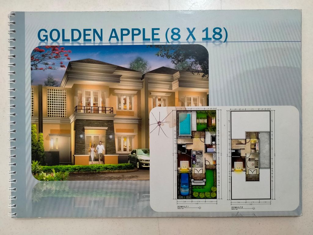 foto denah rumah tipe 90 perumahan NIRWANA GOLDEN PARK