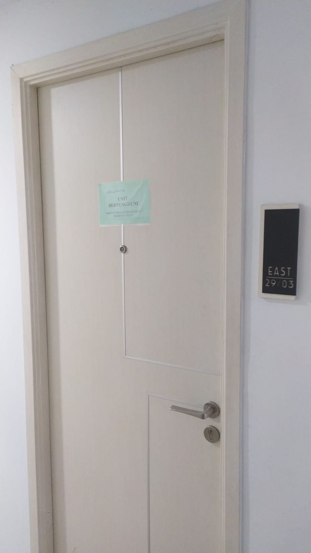 foto tampak rumah tipe 1 BR B perumahan APARTEMEN TAMAN SARI URBANO