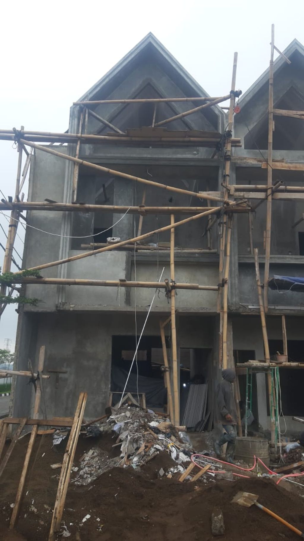 foto tampak rumah tipe Compact Minimalis HC perumahan G-Land Padalarang Estate