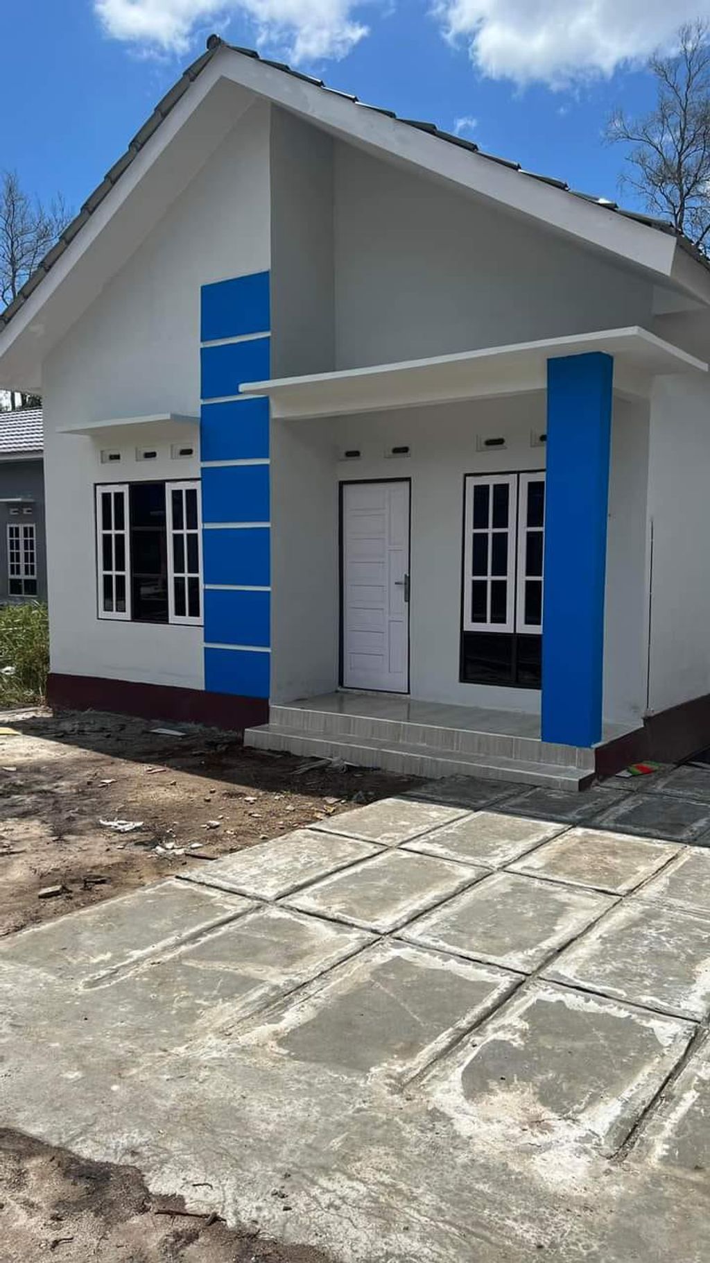 foto tampak rumah tipe 36 subsidi perumahan Perumahan Nasly