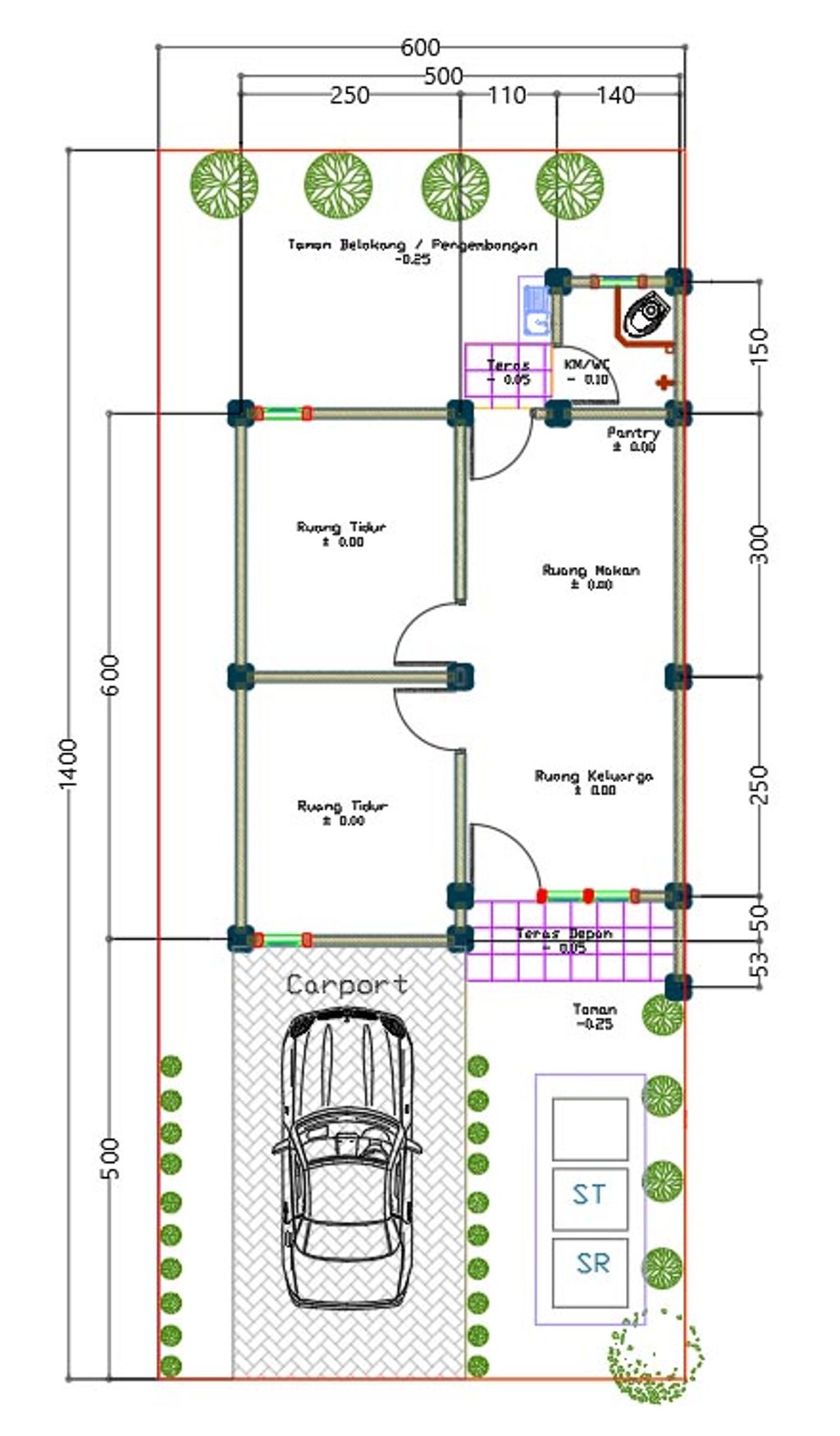 foto denah rumah tipe 32/84 - Blok B Harga 185 Juta (subsidi) perumahan GRATIA LAND