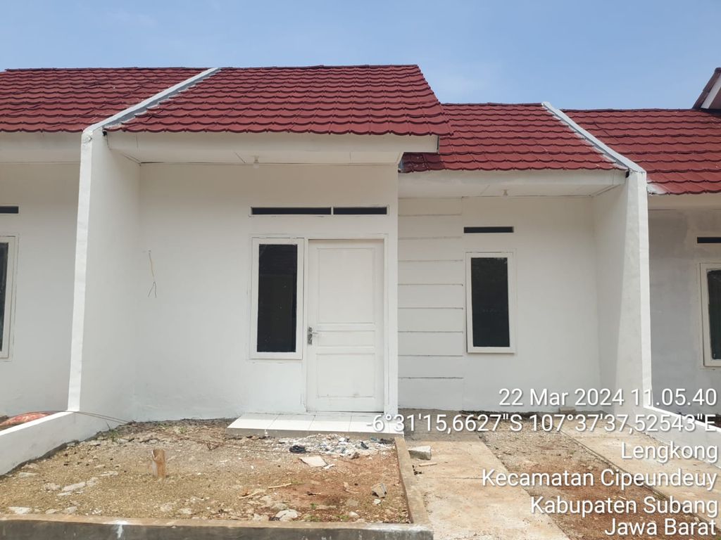 foto tampak rumah tipe 30/60 perumahan Jasmine residence 1