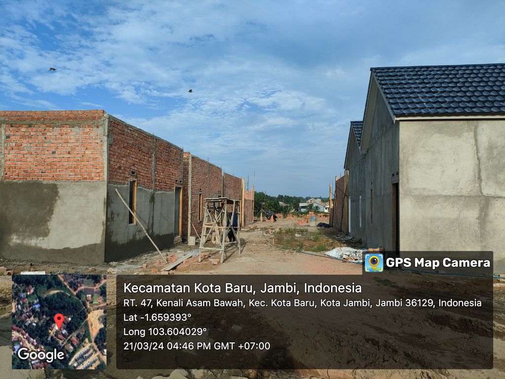 foto posisi tengah perumahan KEDATON KALINGGA